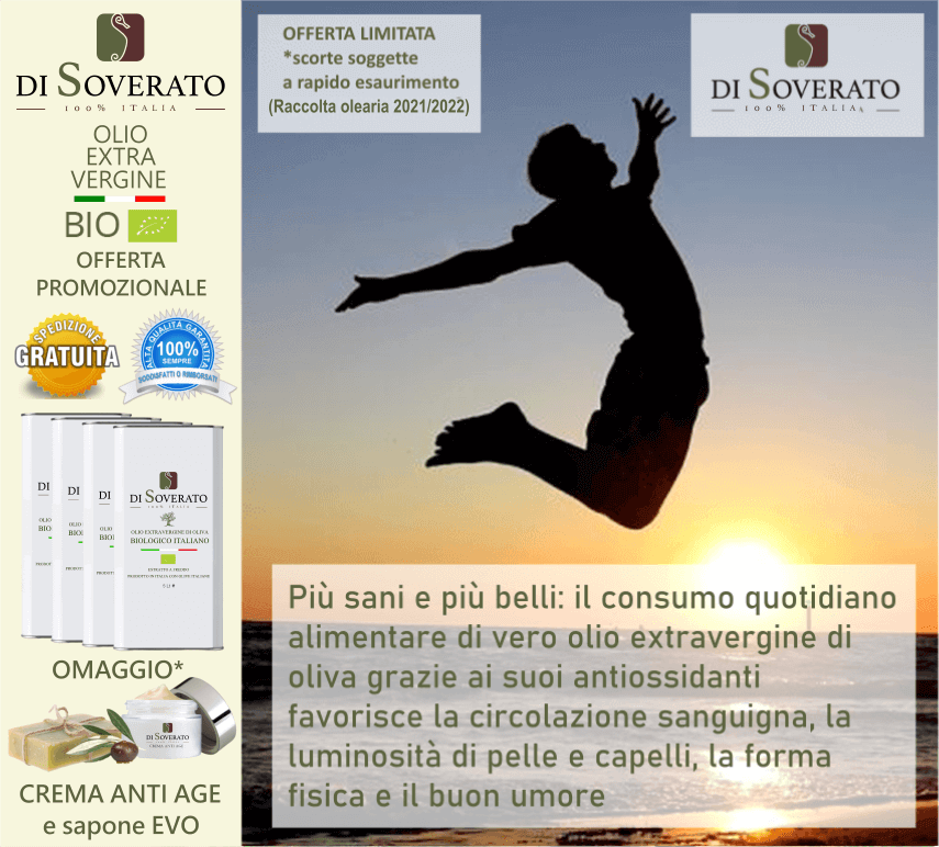offerta olio extravergine oliva biologico italiano